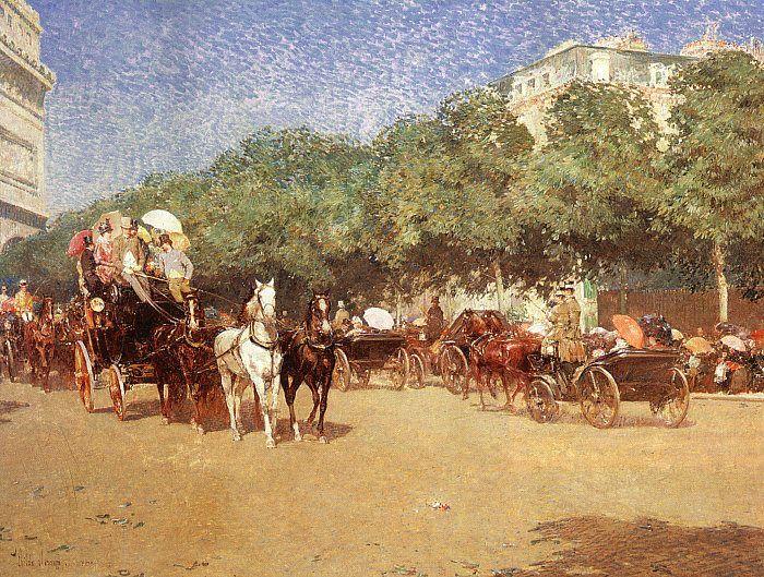 Childe Hassam Le Jour du Grand Prix